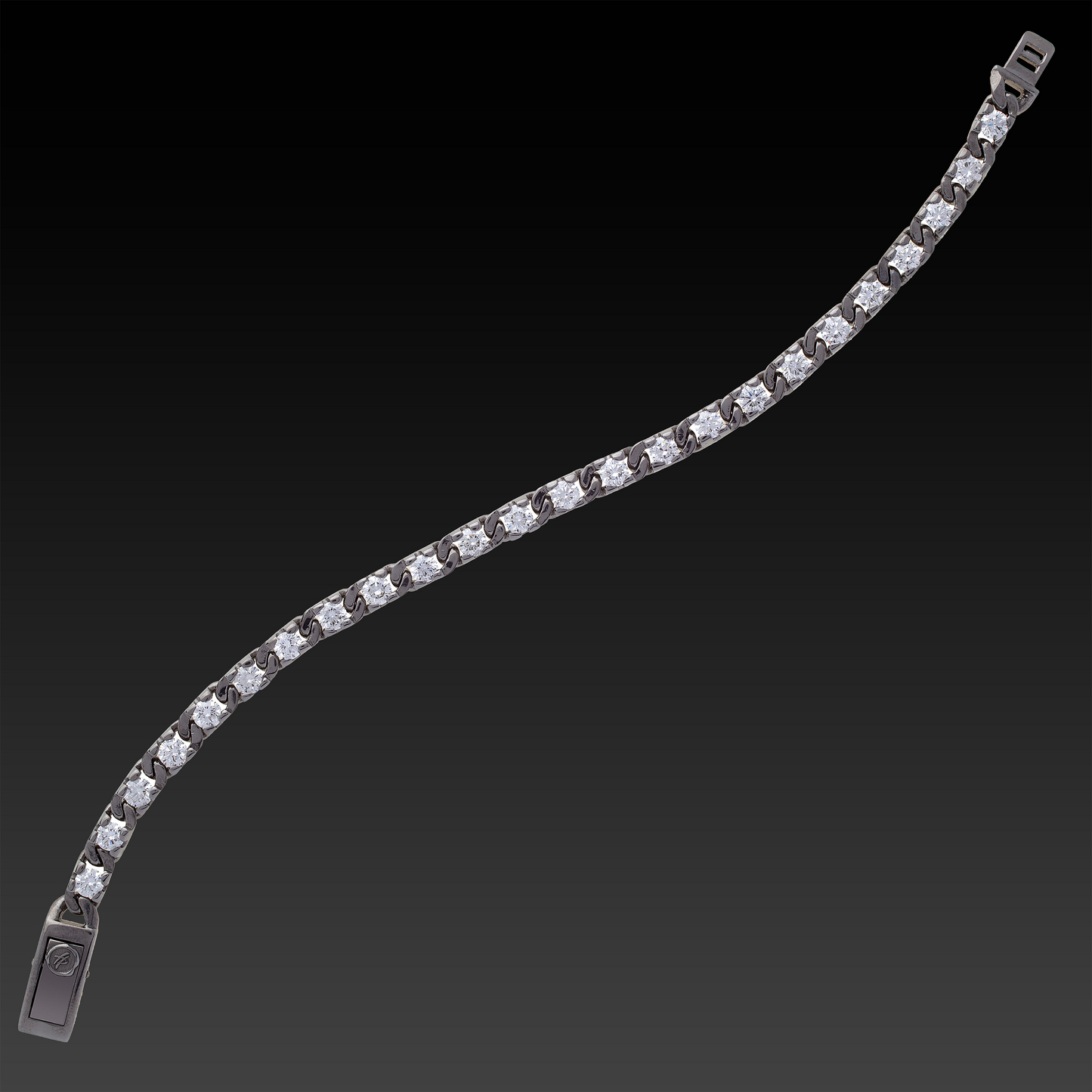 Bracciale Respect in Argento e Diamanti Bianchi