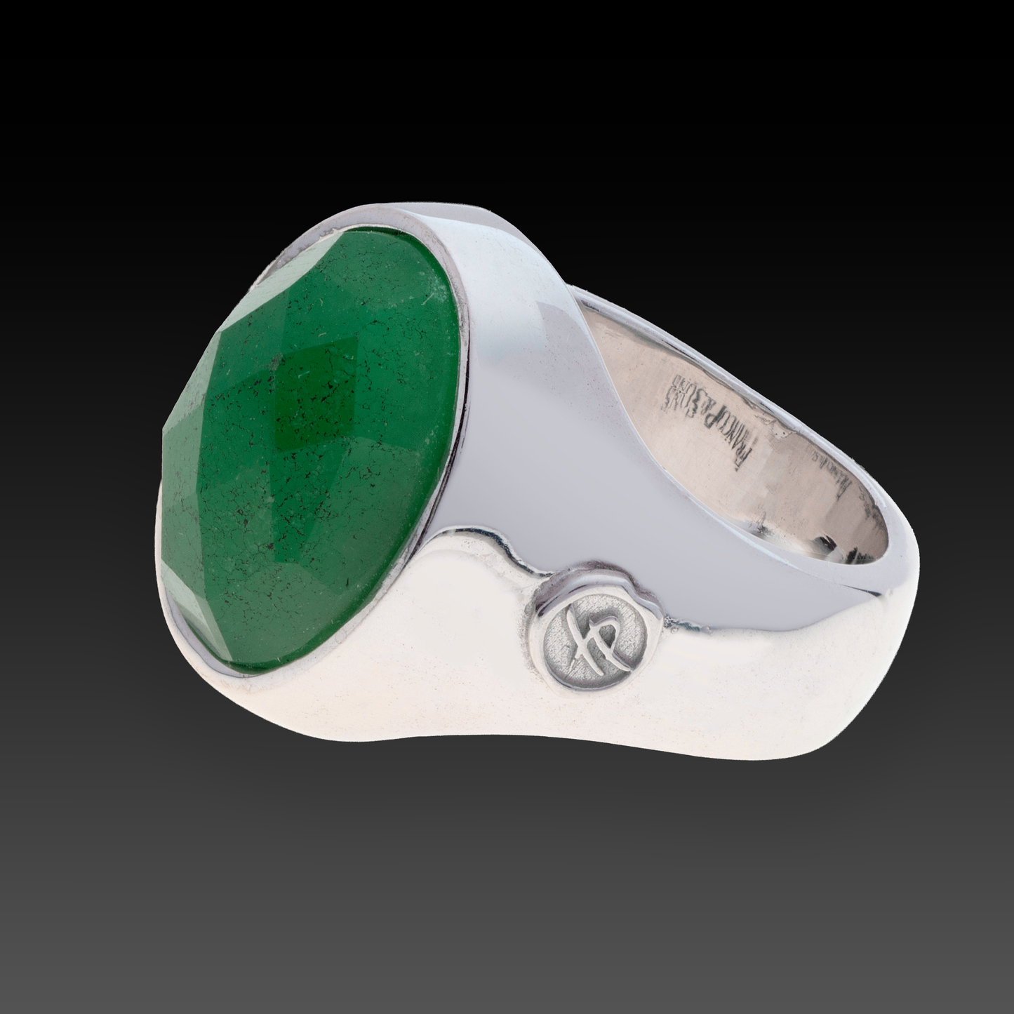 Sincerity Ring in Gold and Natural Stone