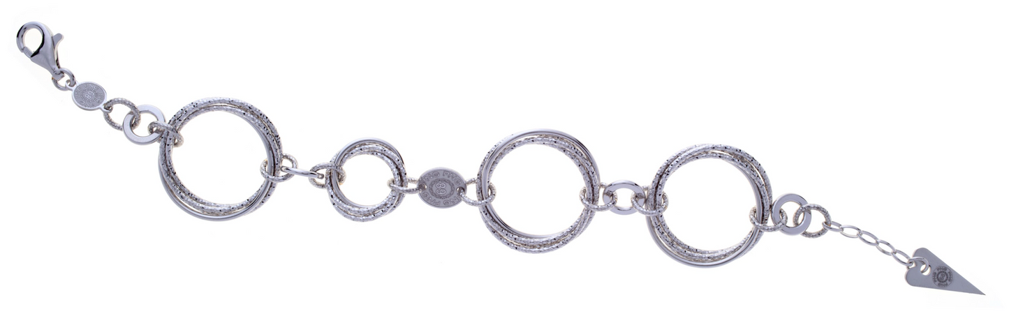 bracciale Bright Minds Heart in Argento