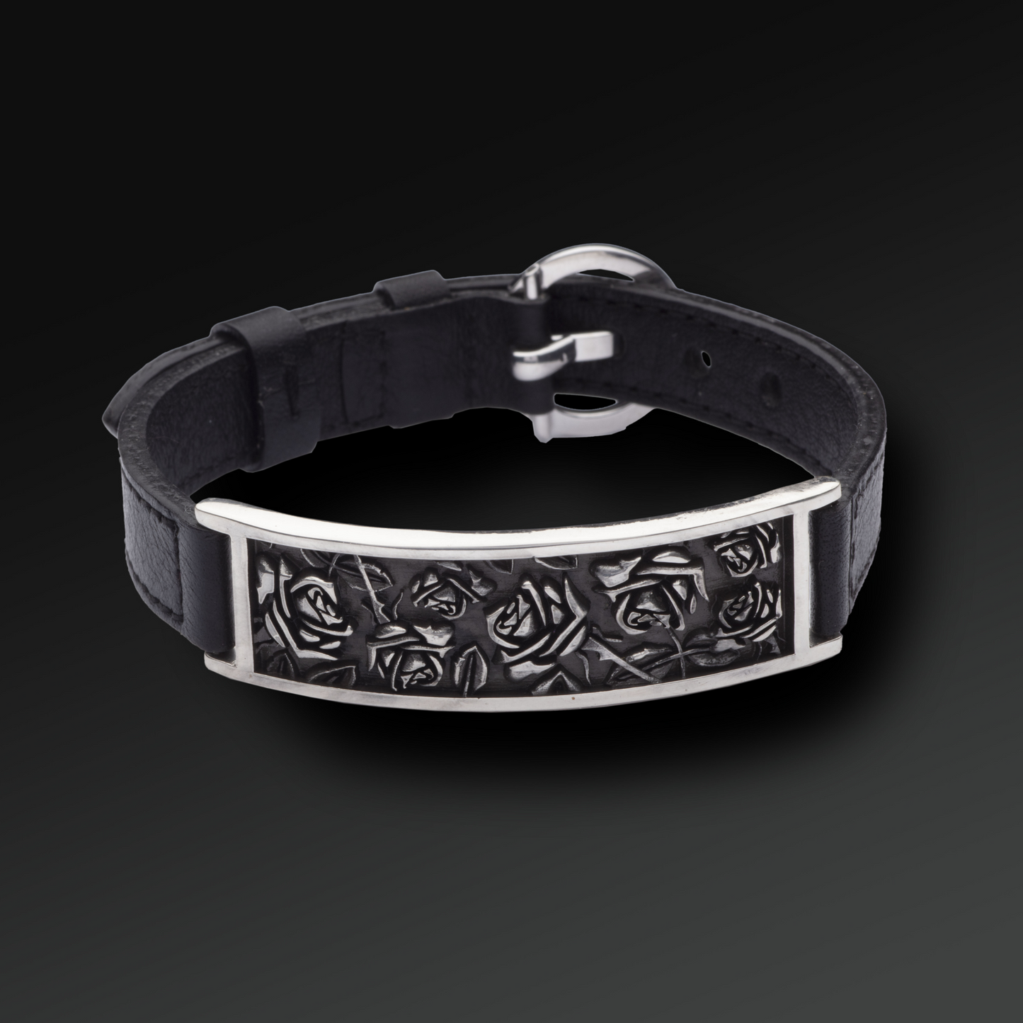 Bracciale Resilience in Argento e Pelle