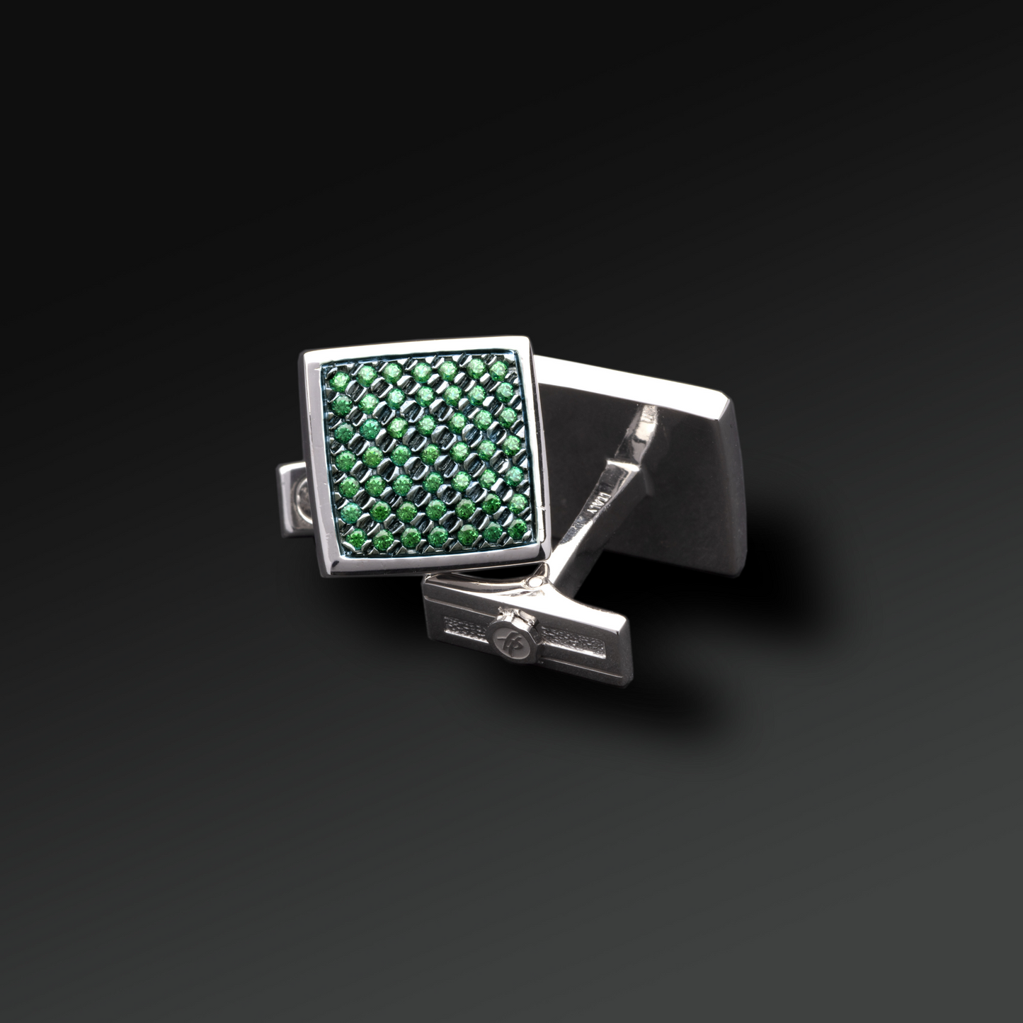 Gemelli Respect in Argento e Smeraldi