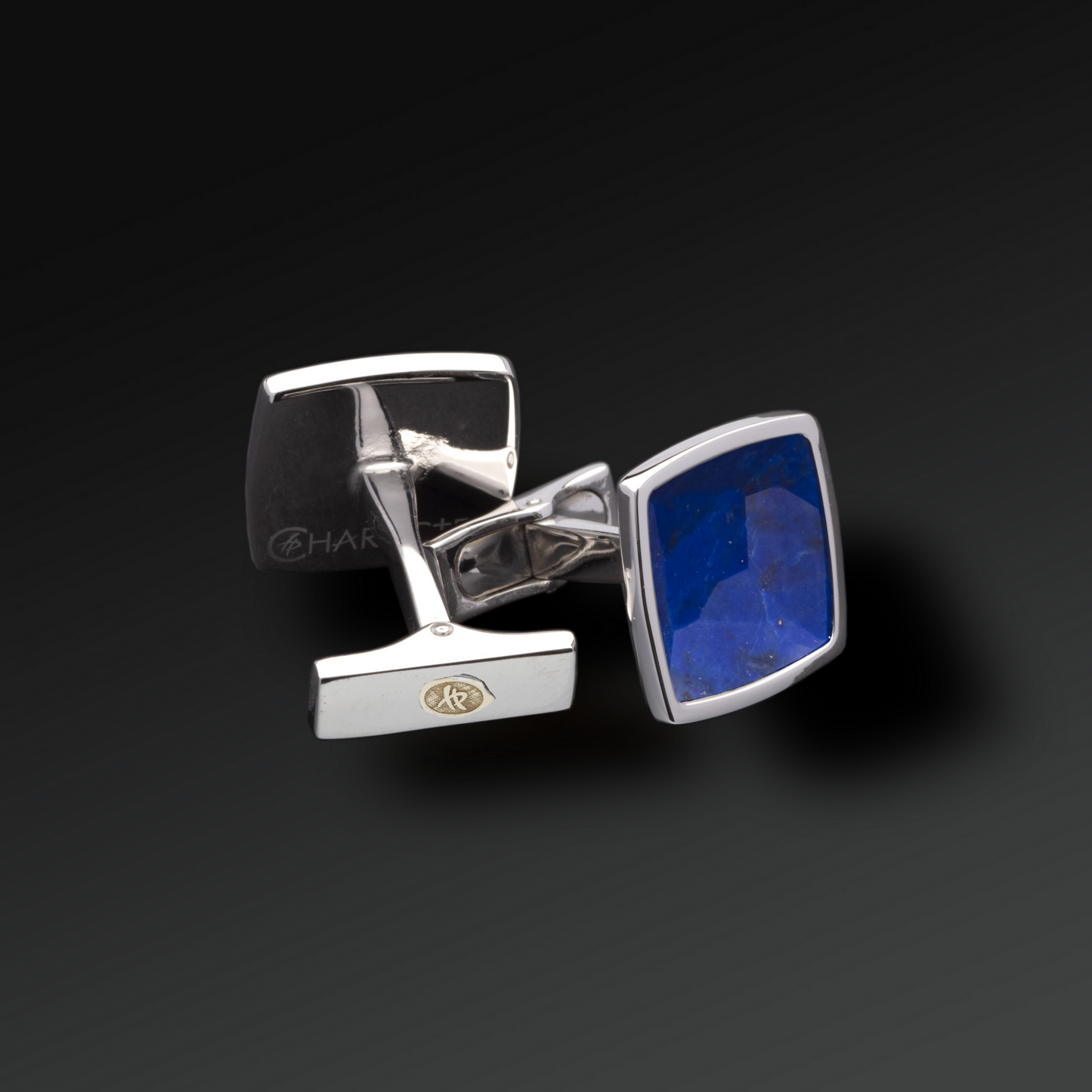 Gemelli Charisma Quadrati in Argento e Pietra Naturale