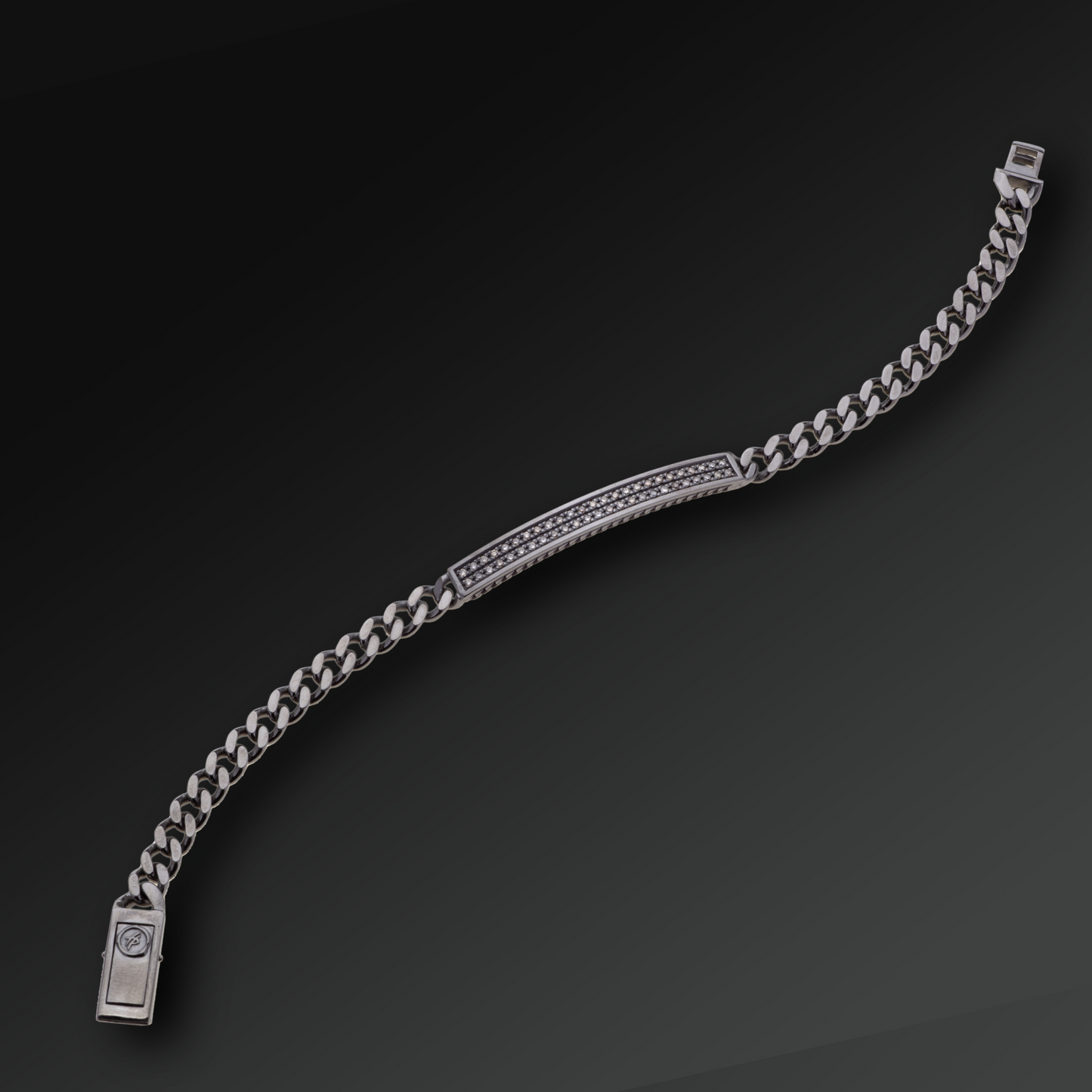 Bracciale Eternity in Argento e Diamanti Champagne