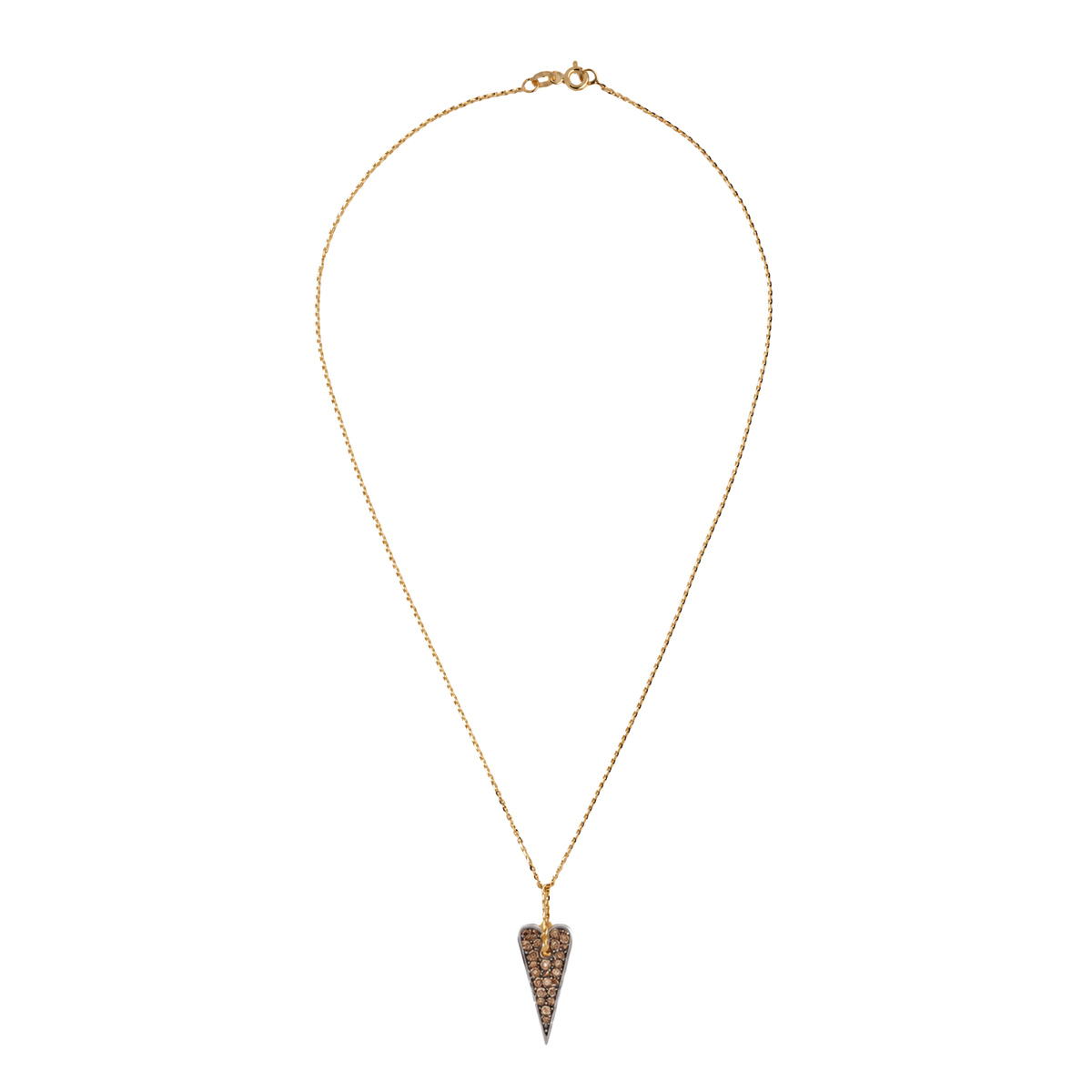 Collana Shining Heart in Oro, Argento e pietre preziose
