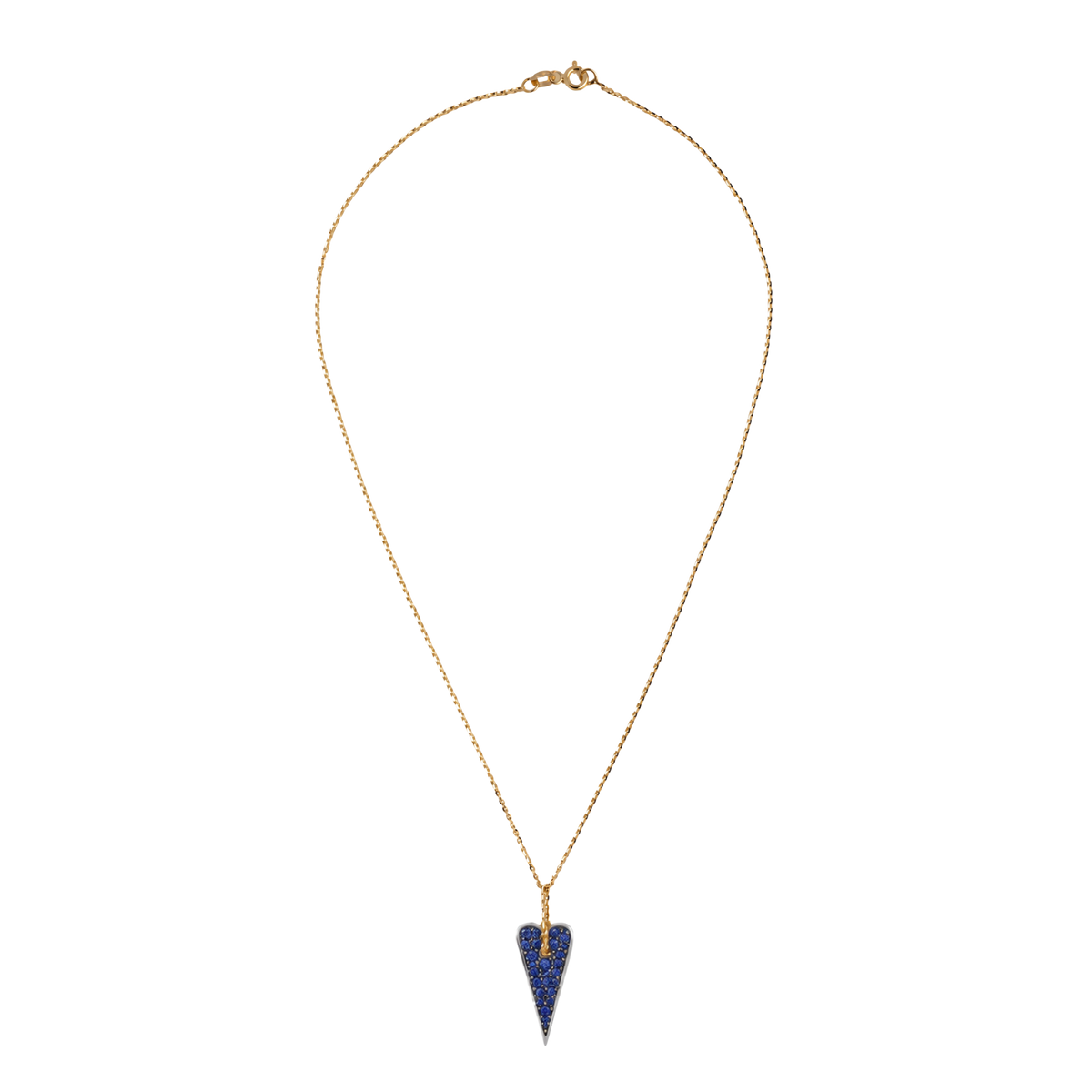 Collana Shining Heart in Oro, Argento e pietre preziose