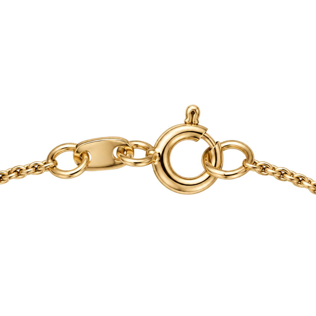 Collana Shining Heart in Oro, Argento e pietre preziose