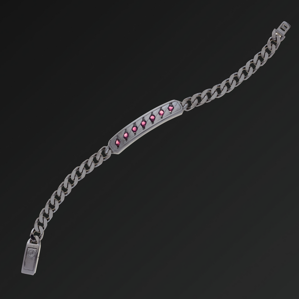 Bracciale Perfection Groumette in Argento e Zaffiri