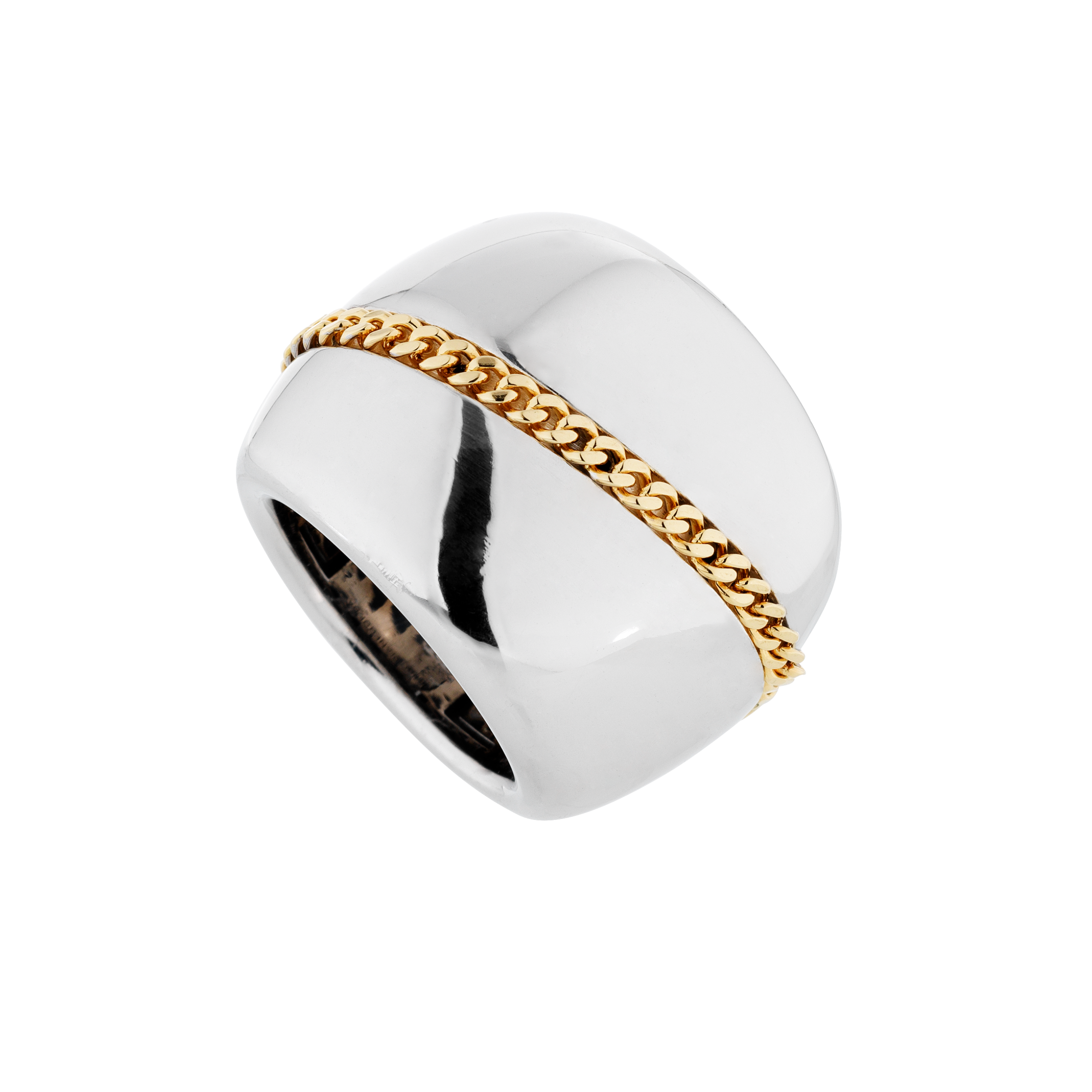 Anello Chemin du Coer in Argento e Oro