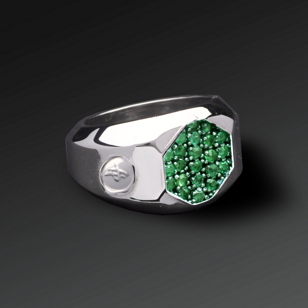 Strength Ring in Silver and Rubies