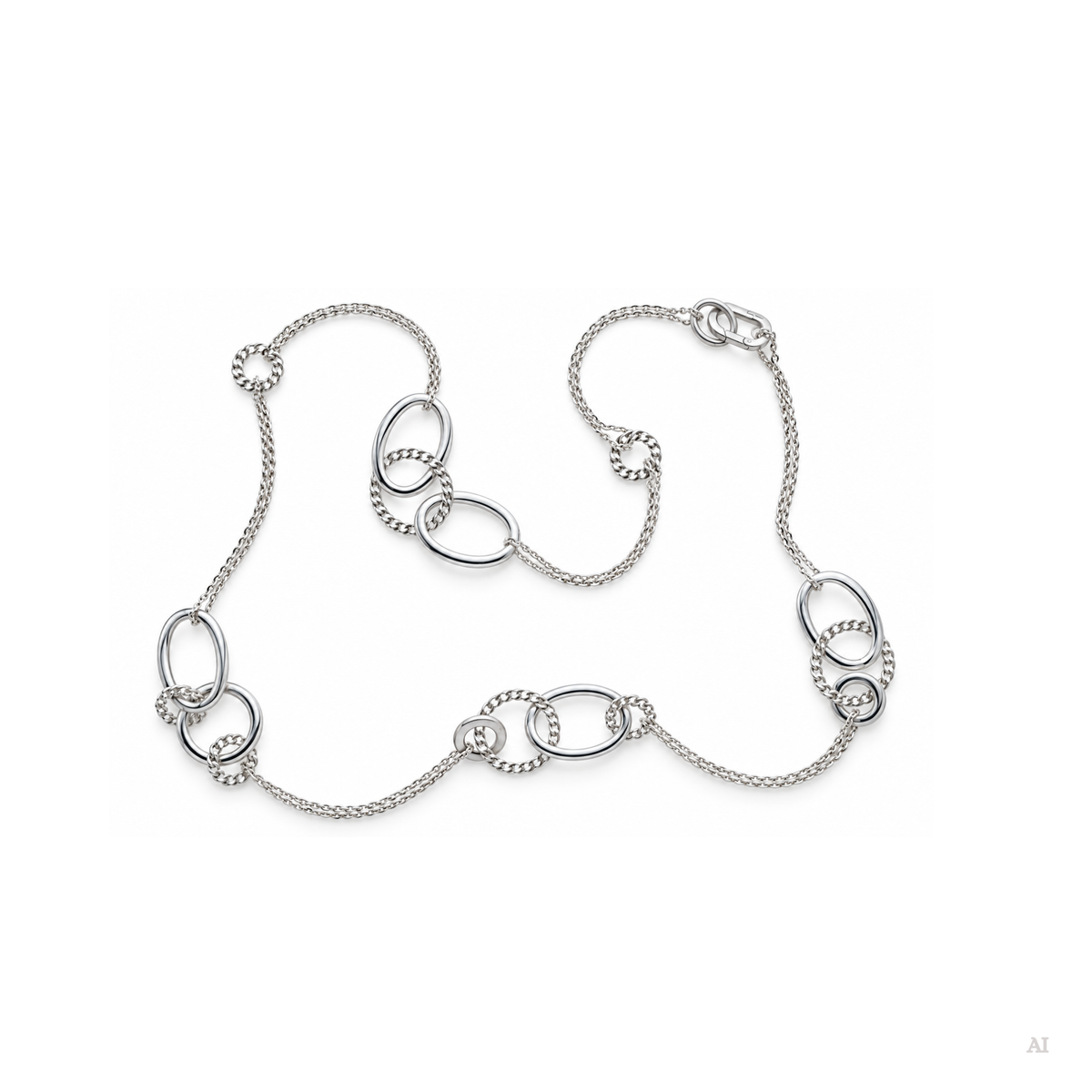 All of Me Extra Necklace in Silver