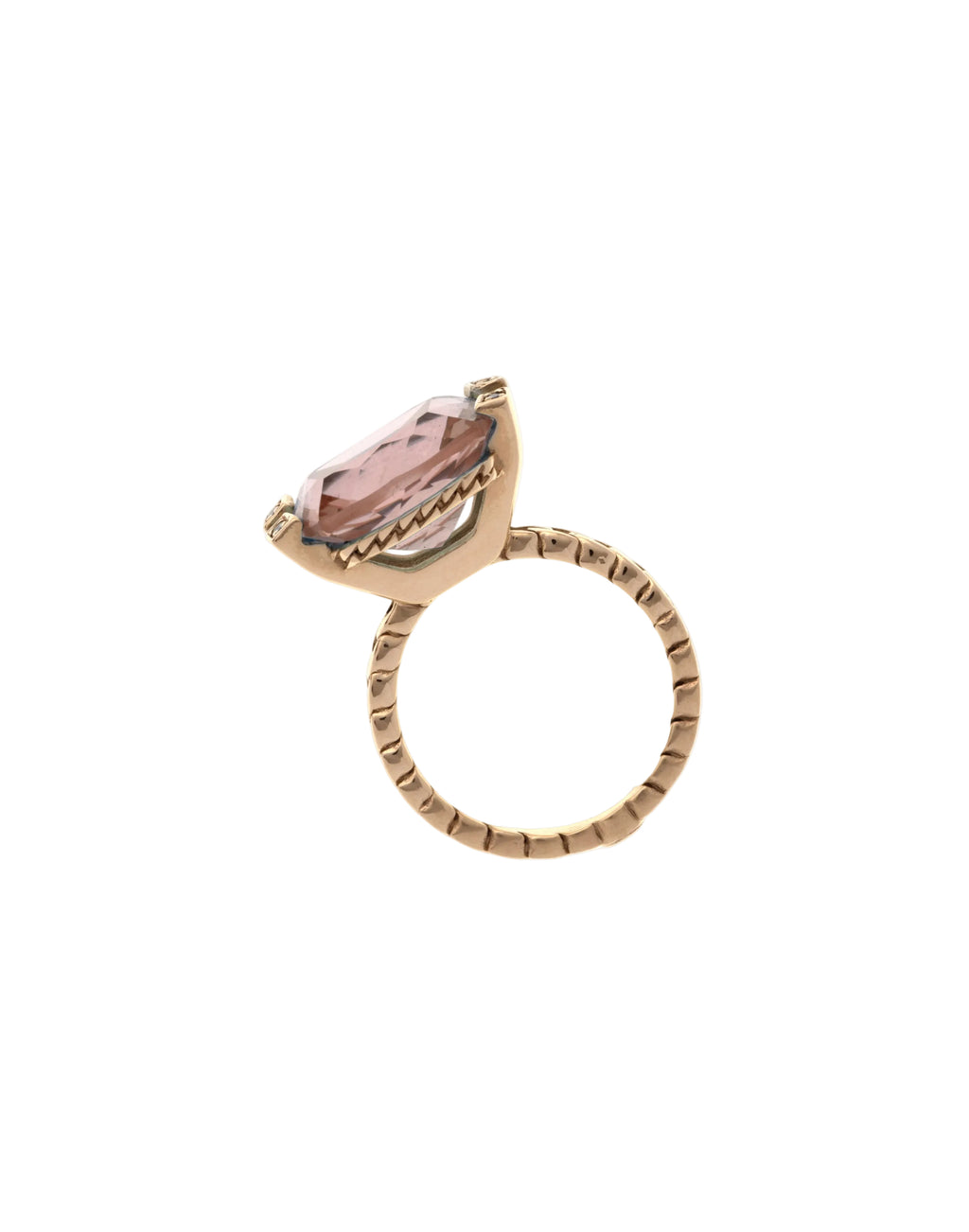 Anello Unique in Oro e Pietre Naturali