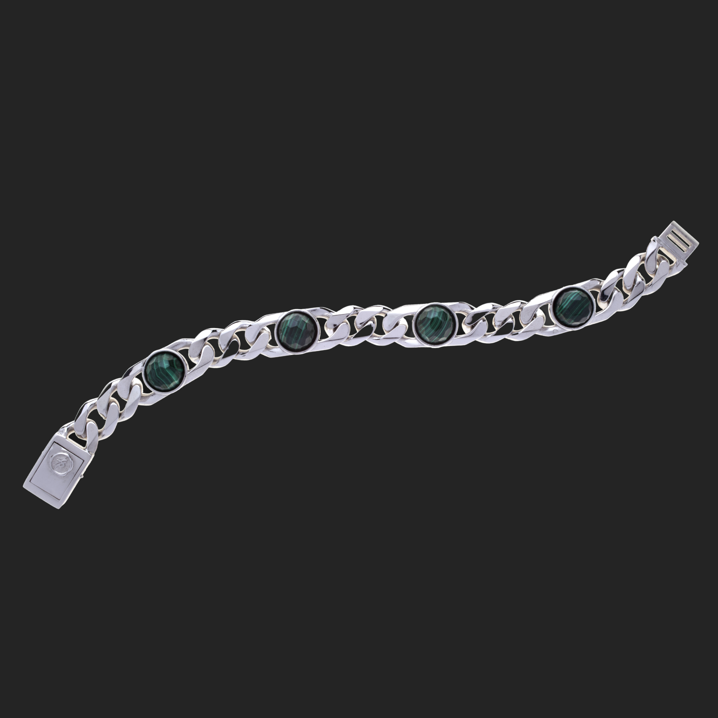 Charisma Bracelet in Silver and Natural Stone