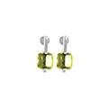 Orecchini Glitter Drops in Argento Diamanti e Pietre Naturali