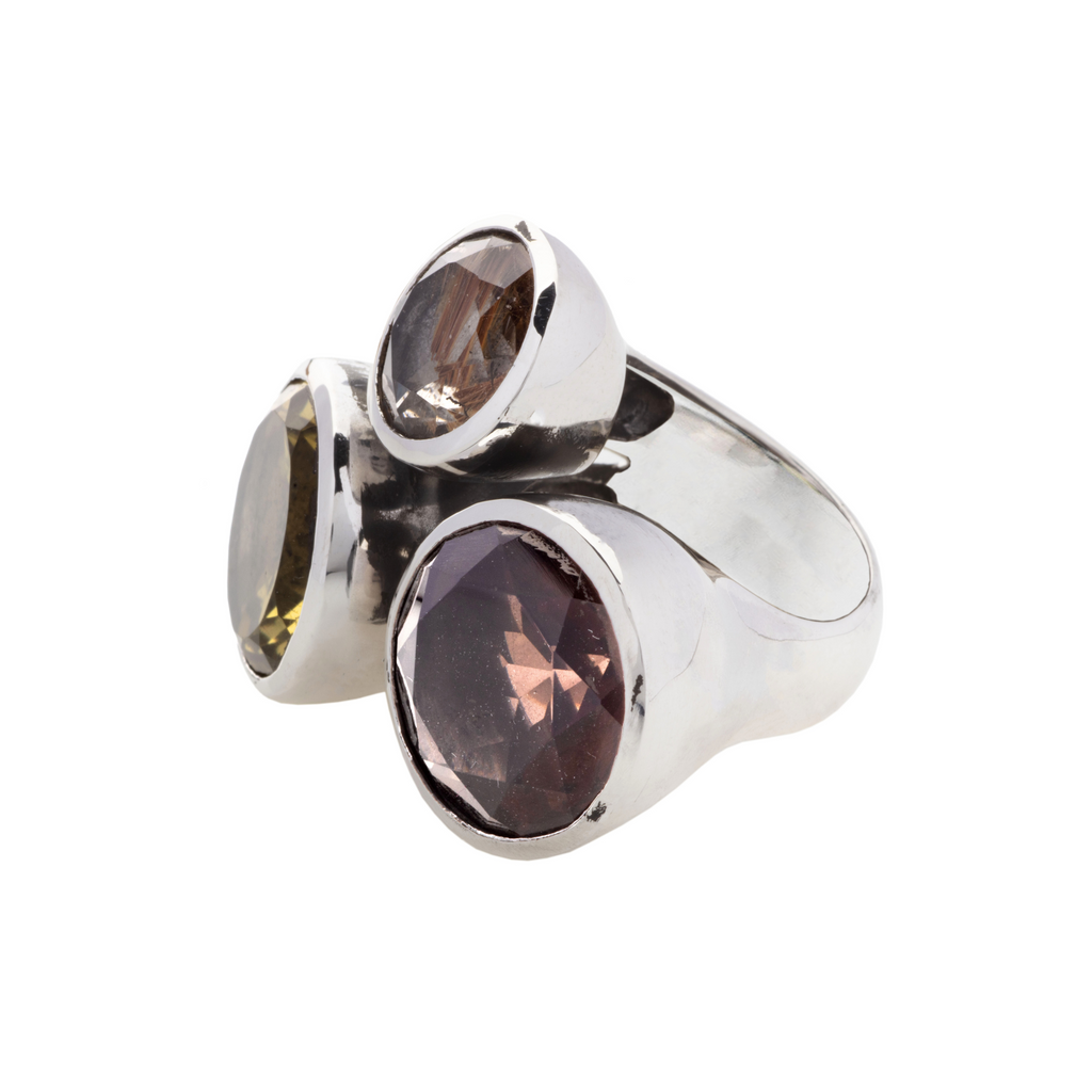 Light of Love triple ring in Silver