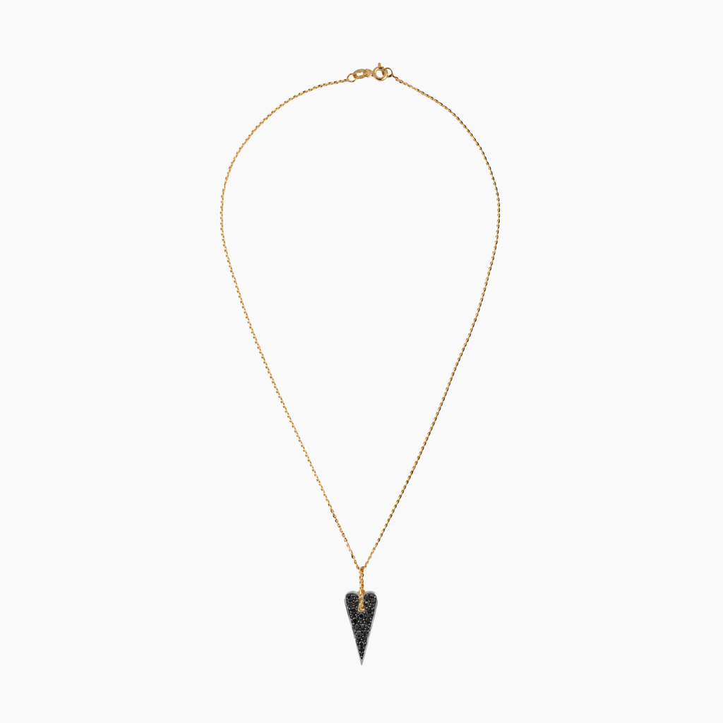 Collana Shining Heart in Oro, Argento e Pietre preziose