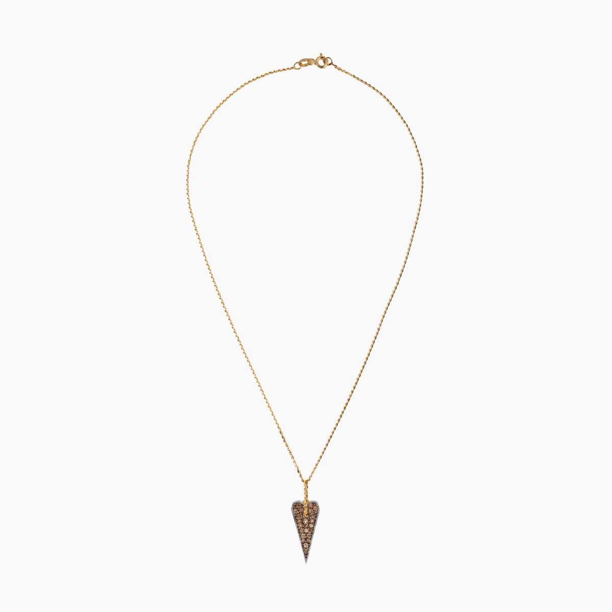 Collana Shining Heart in Oro, Argento e Pietre preziose