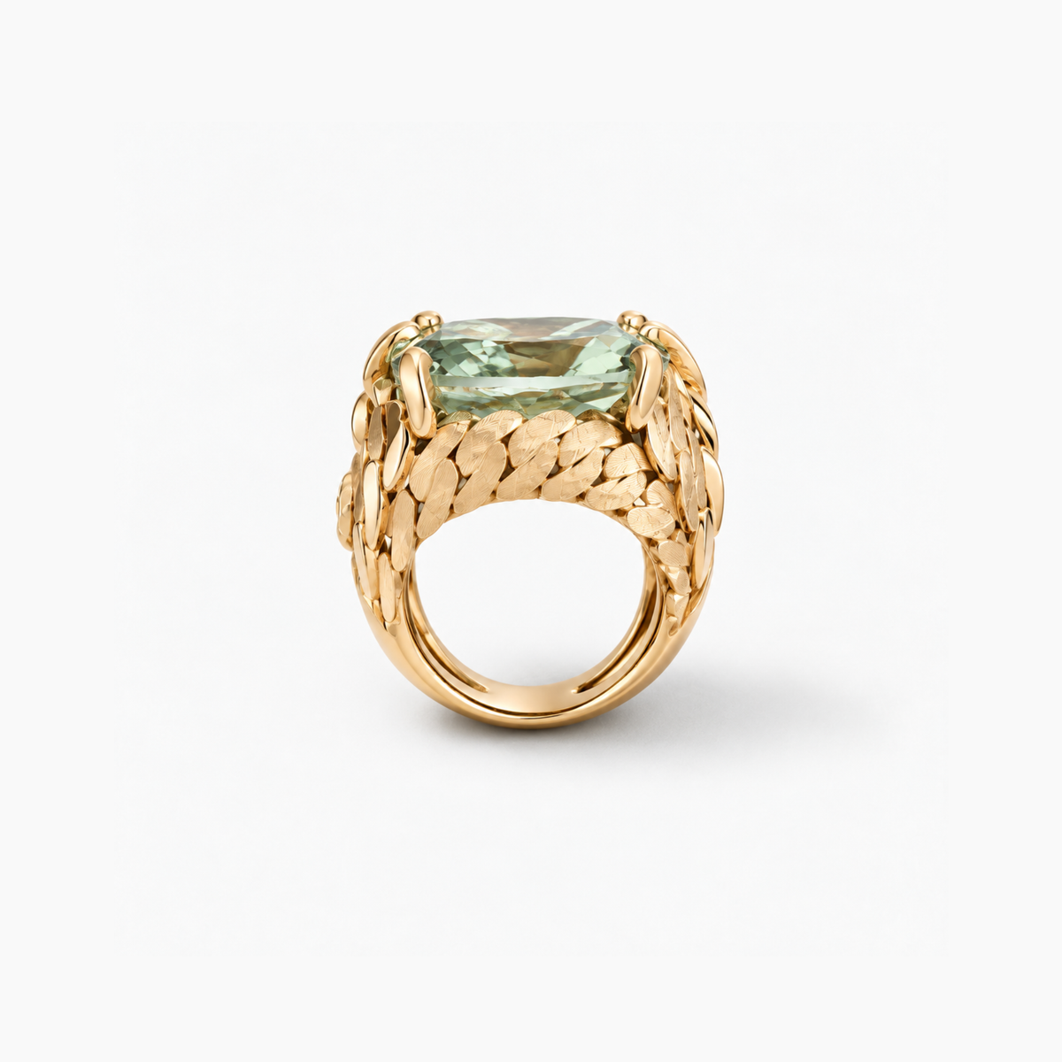 Her Power Ring in Gold and Natural Stone