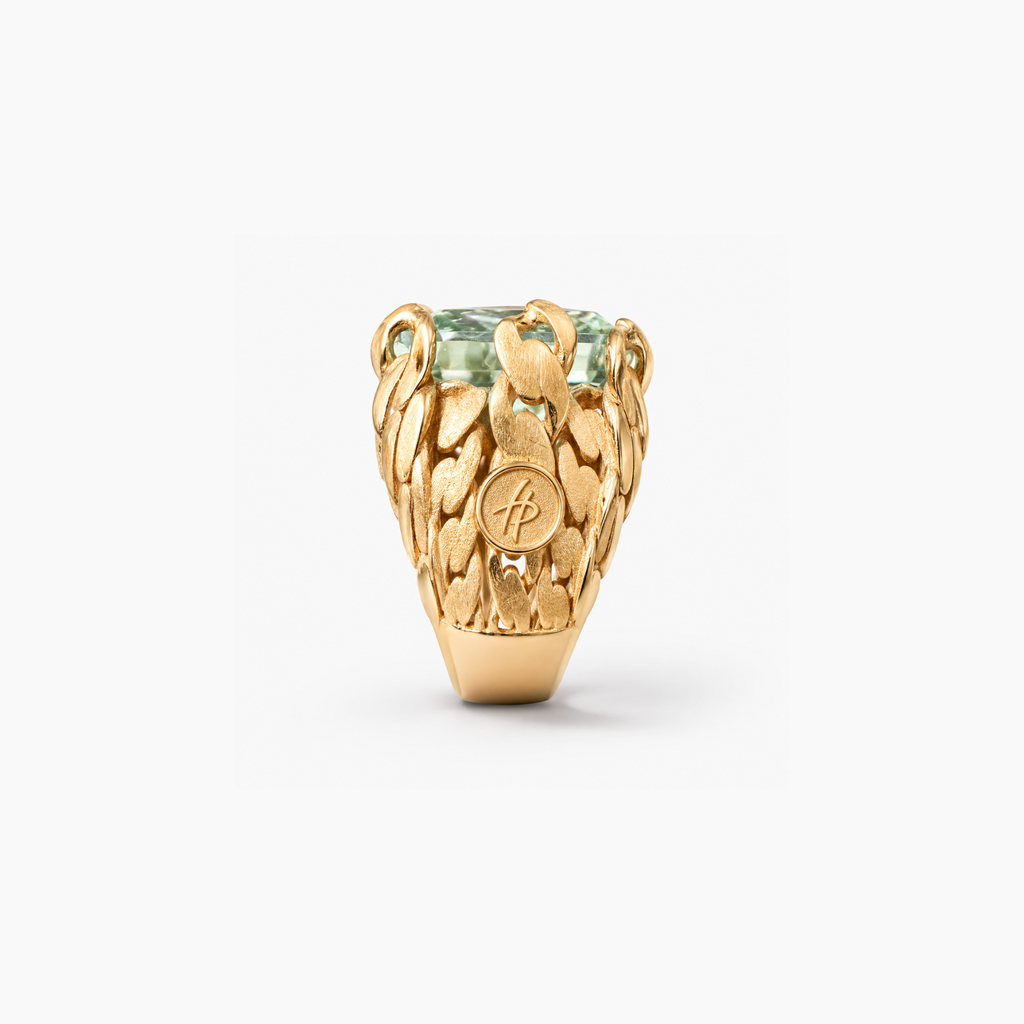 Her Power Ring in Gold and Natural Stone