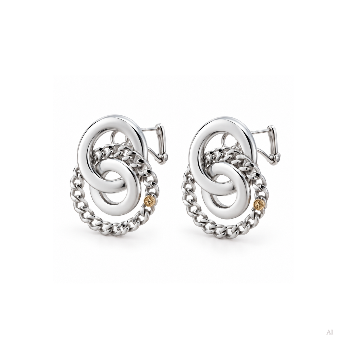 All of Me Earrings in Silver