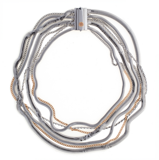 Girocollo Loving Strings in Argento