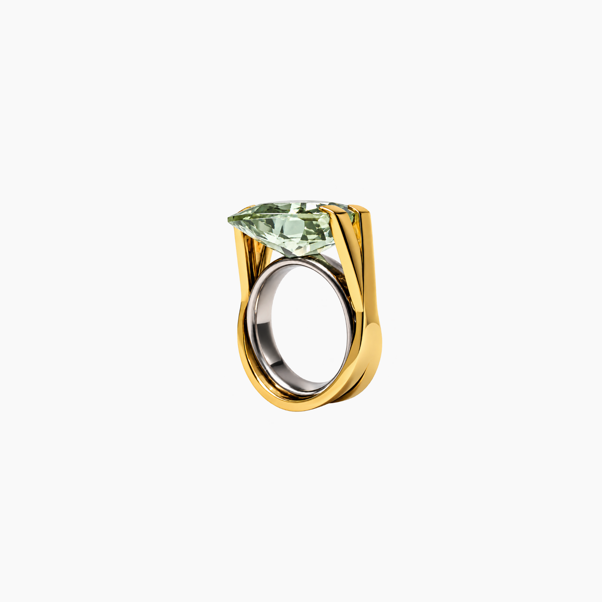 Anello Luminosity in Oro, Argento e Pietra Naturale 17