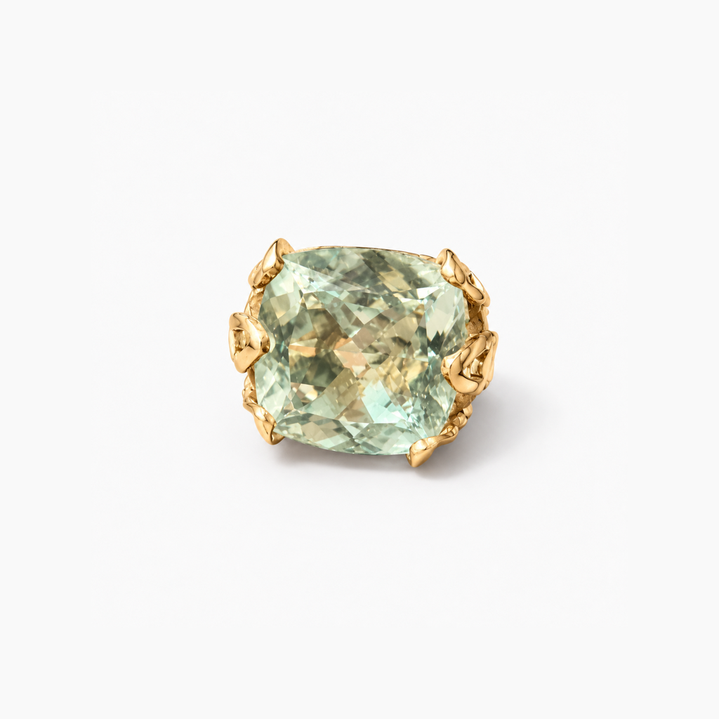 Her Power Ring in Gold and Natural Stone