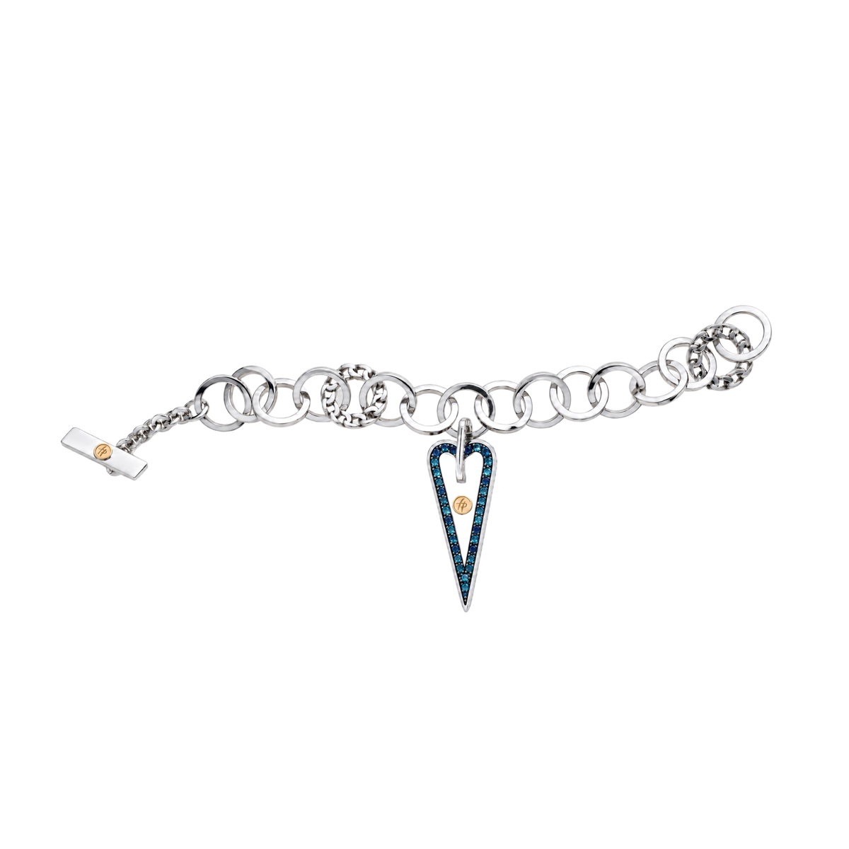 Bracciale Mystic Heart Argento e Pietre Naturali