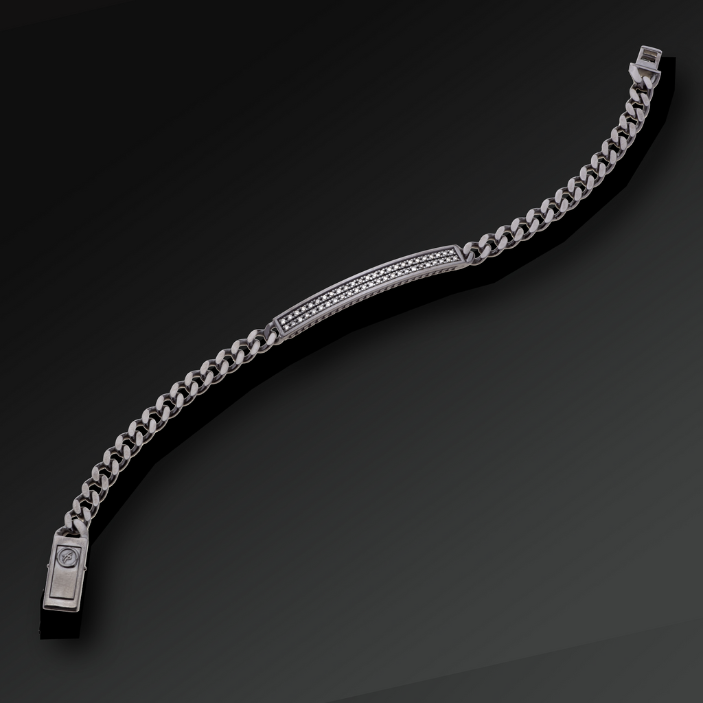 Eternity Bracelet in Silver and Rubies
