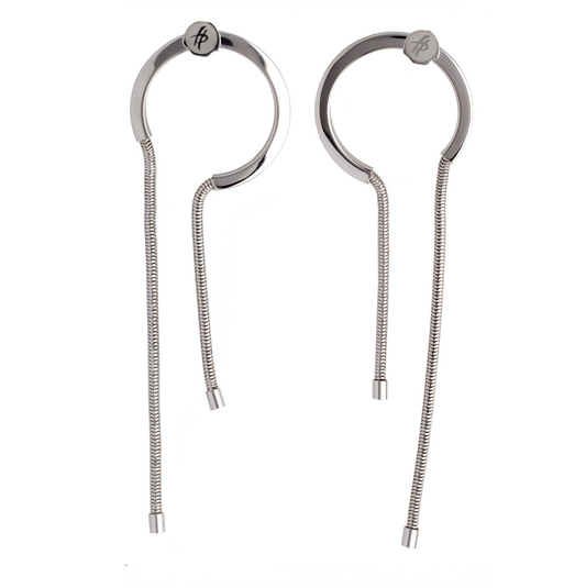 Orecchini Waves in Argento