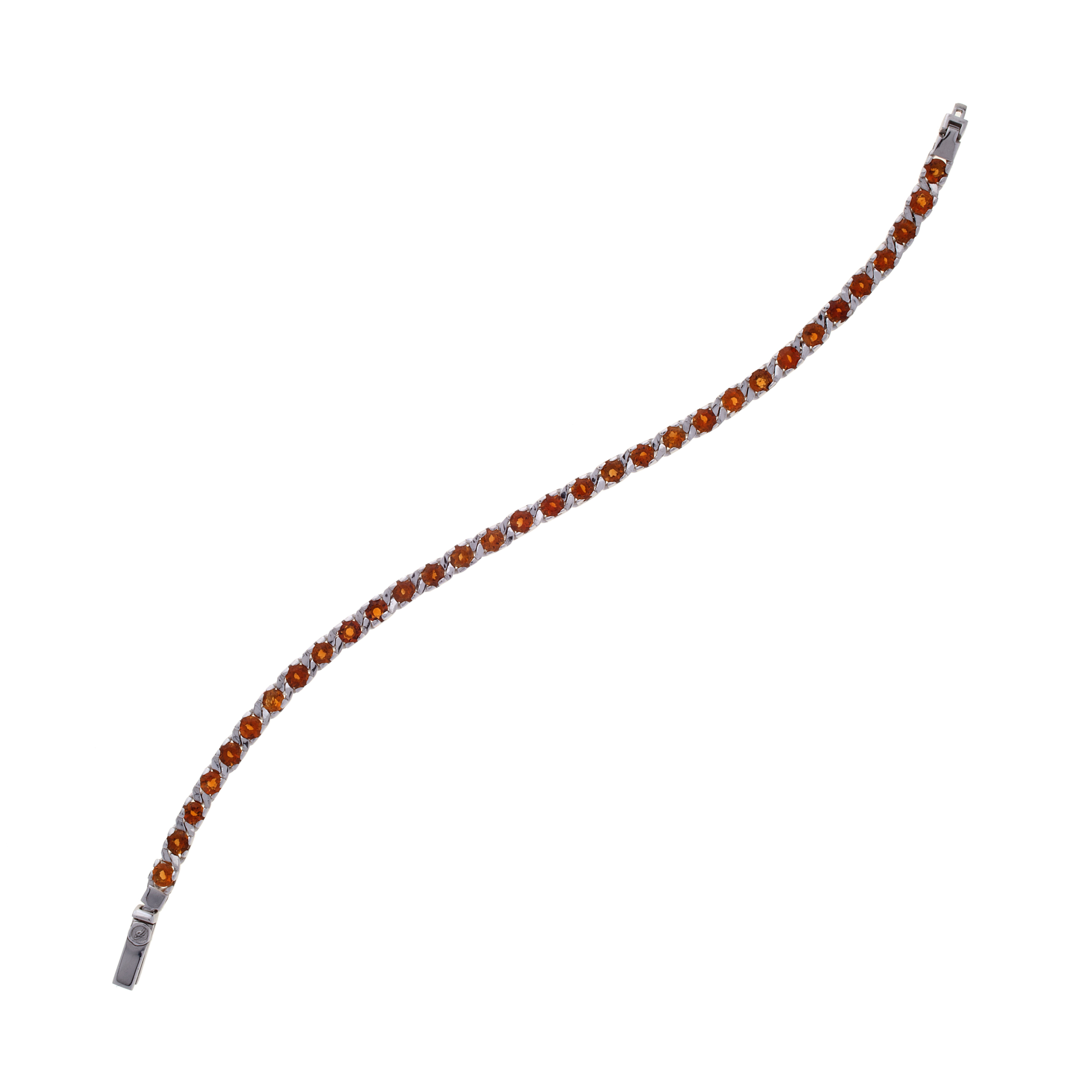 Bracciale Perpetual Love Tennis piccolo in Argento e Pietra NaturaleLondon Blue