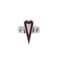 Anello Mystic Heart piccolo in Argento e Pietre Naturali
