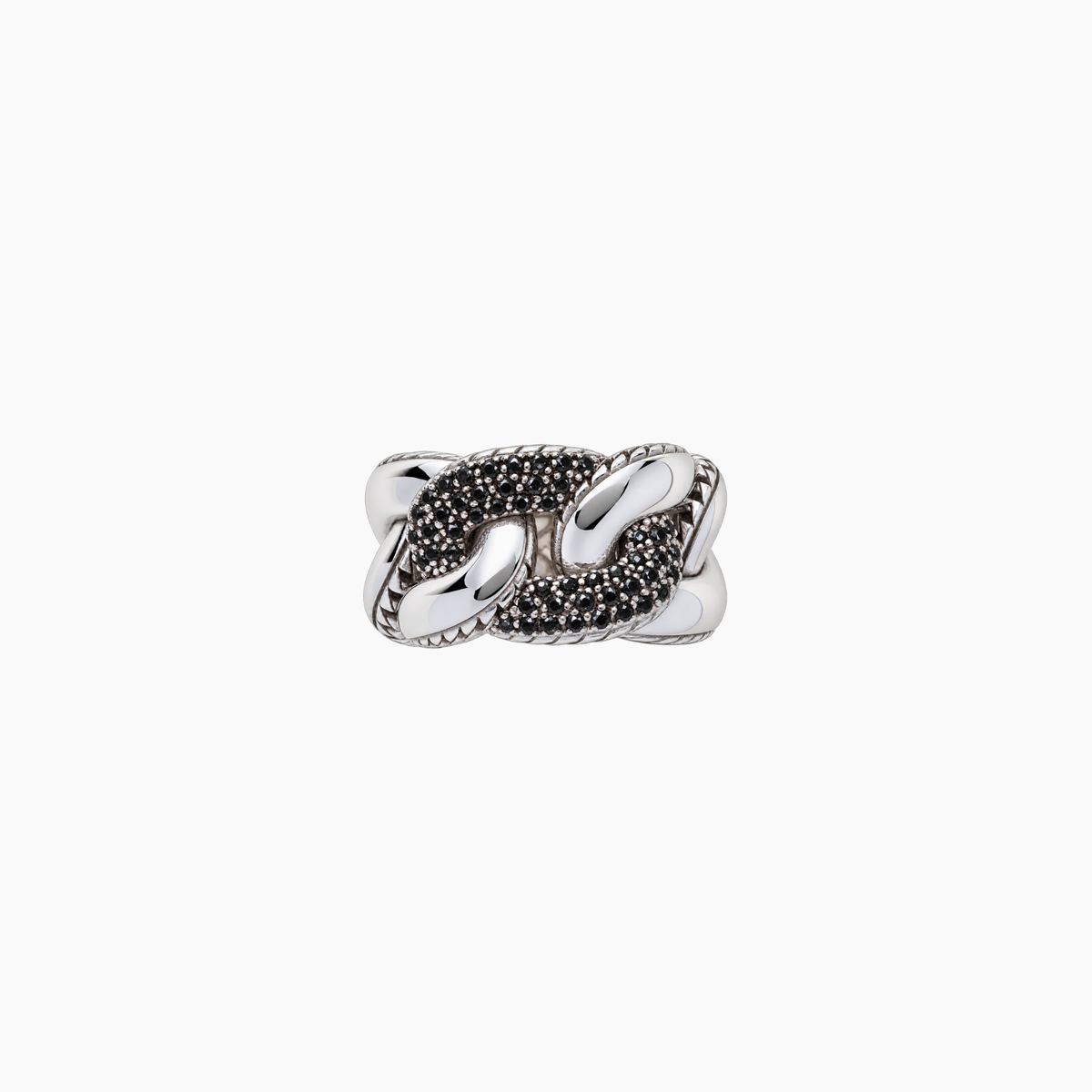 Glitter Ring in Silver and Rubies