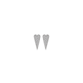 Orecchini Shining Heart Cuore in Argento e pietra preziose