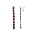 Orecchini Perpetual Love Tennis in Argento e Pietra Naturale