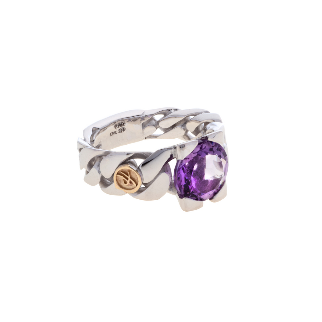 Anello Love Forever mini in Argento e Pietra Naturale