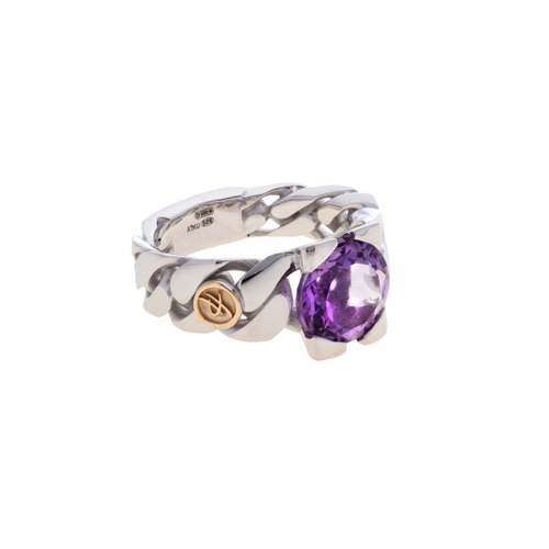 Anello Love Forever mini in Argento e Pietra Naturale