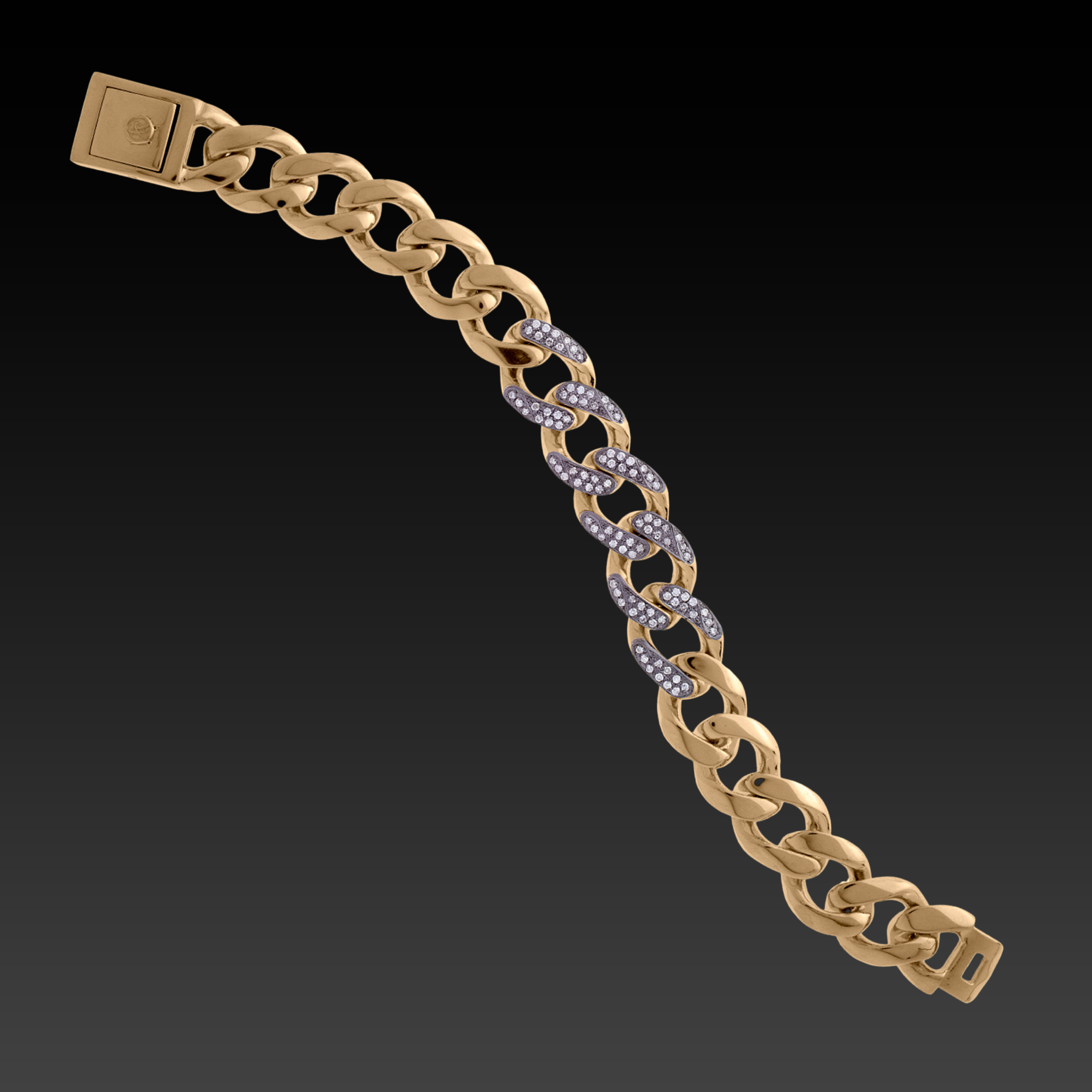 Bracciale Respect Groumette in Oro e Pietre Naturali