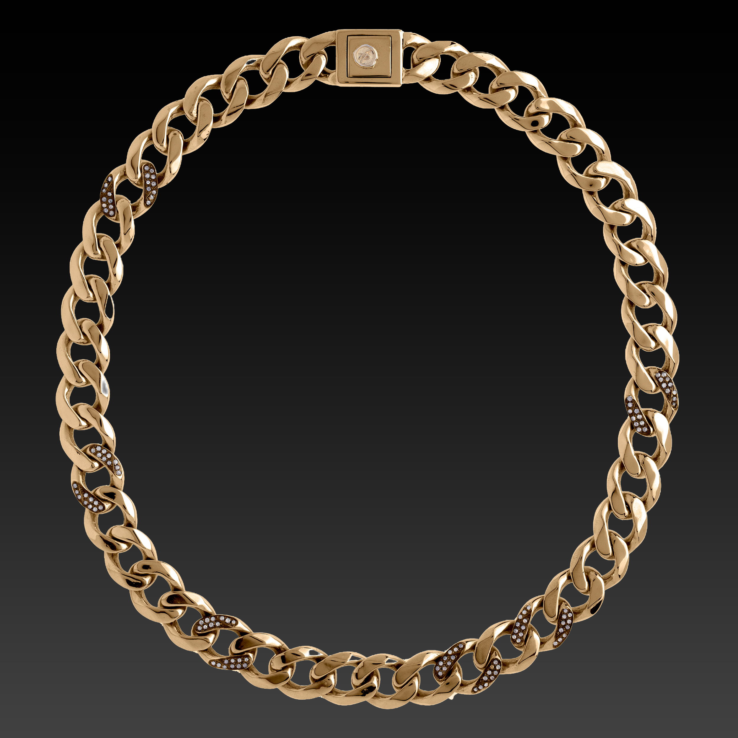 Collana in Oro e Diamanti Bianchi