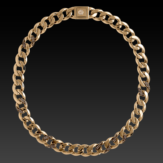 Collana in Oro e Diamanti Bianchi