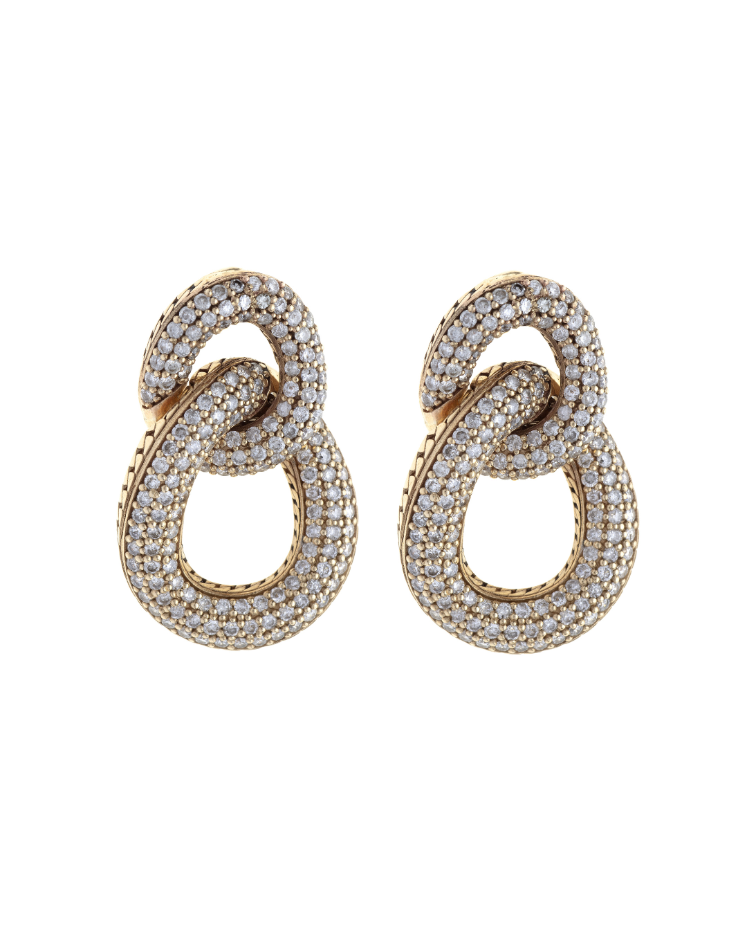 Orecchini Glitter in oro e diamanti