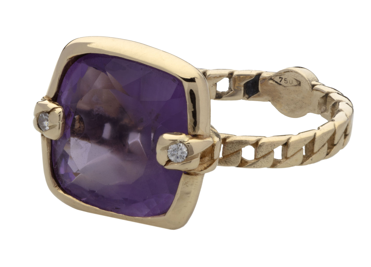 Anello Unique in Oro e Pietre Naturali