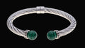 Bracciale Charisma in argento rodiato e pietre naturali
