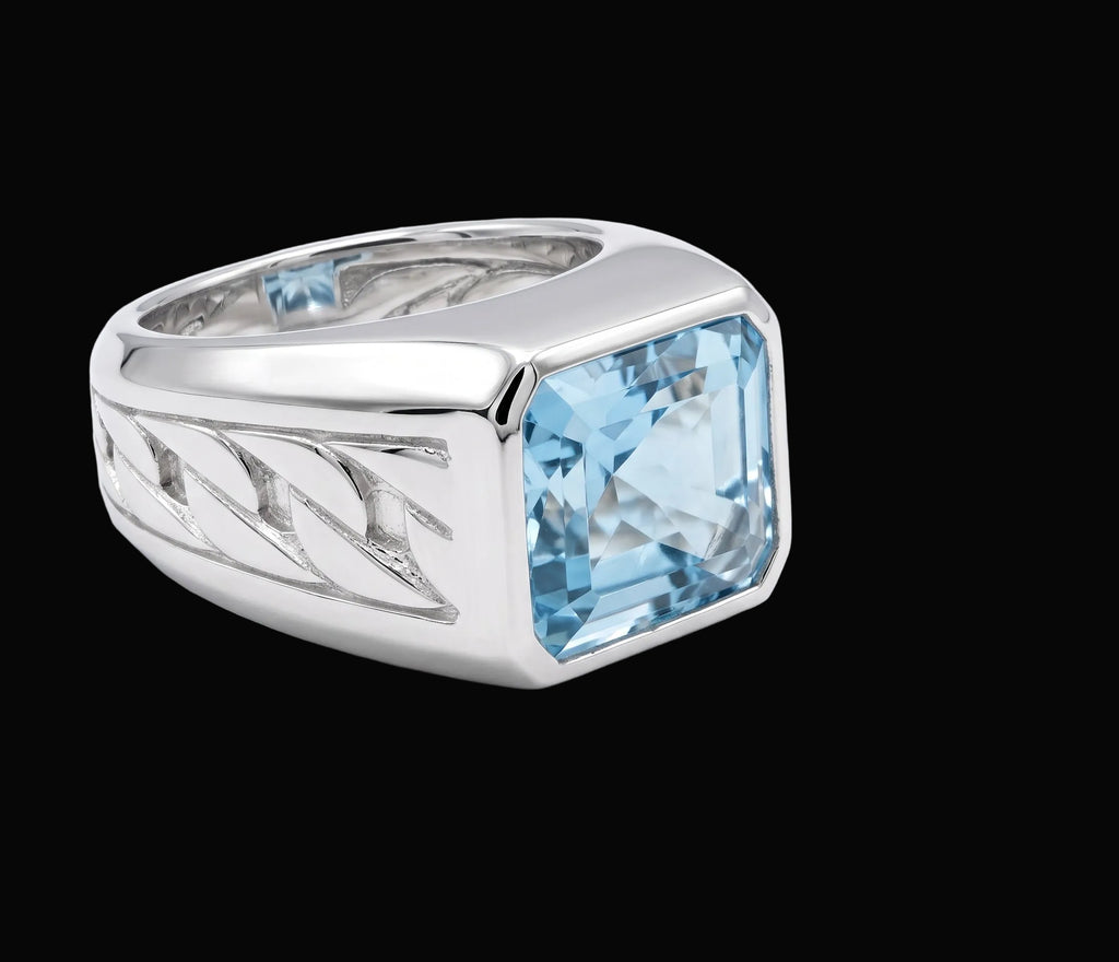 Anello Sincerity in Argento e pietre naturali