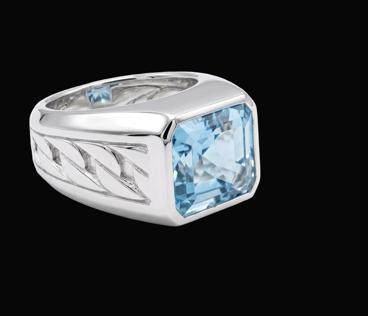 Anello Sincerity in Argento e pietre naturali