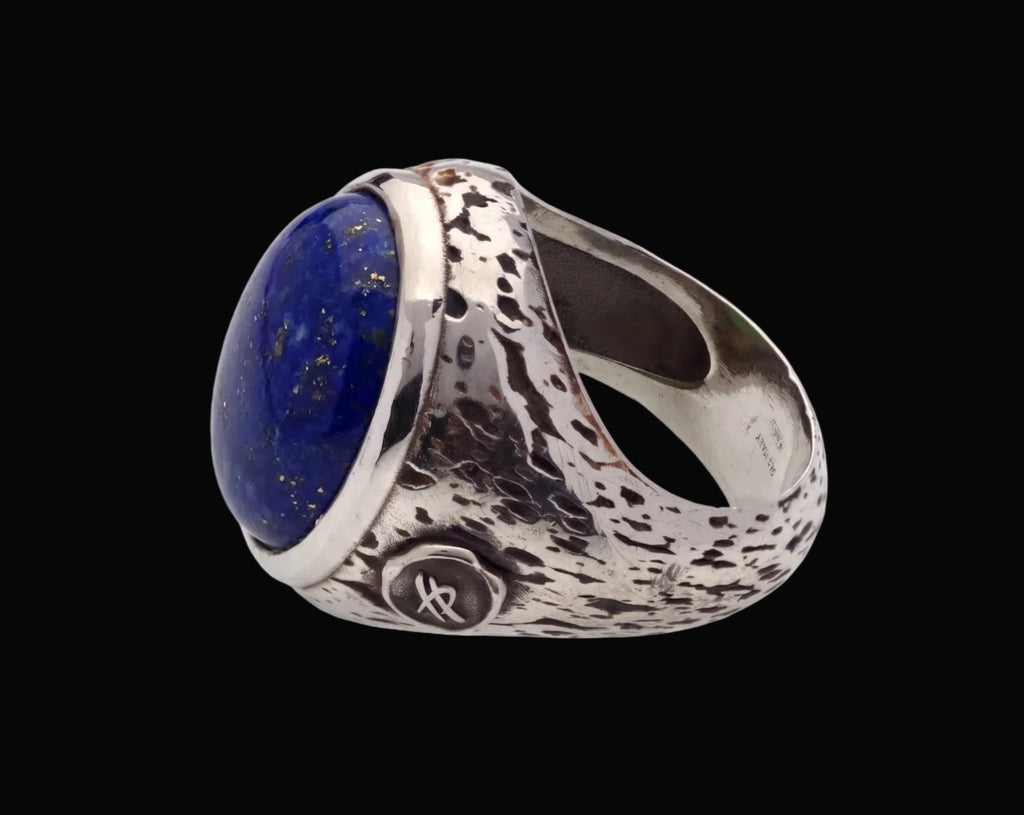 anello Attitude in argento e pietra naturale
