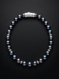 bracciale charisma in perle, onice e argento