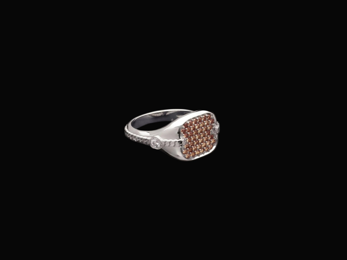 ANELLO RESPECTin argento e pietre preziose