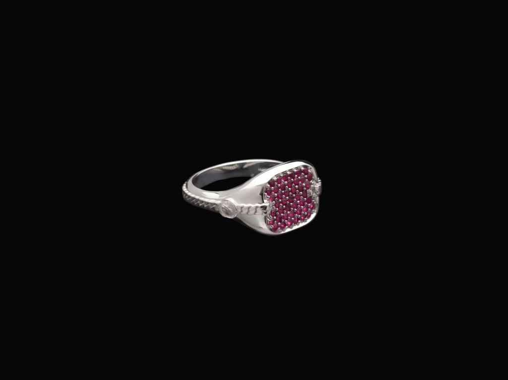ANELLO RESPECTin argento e pietre preziose