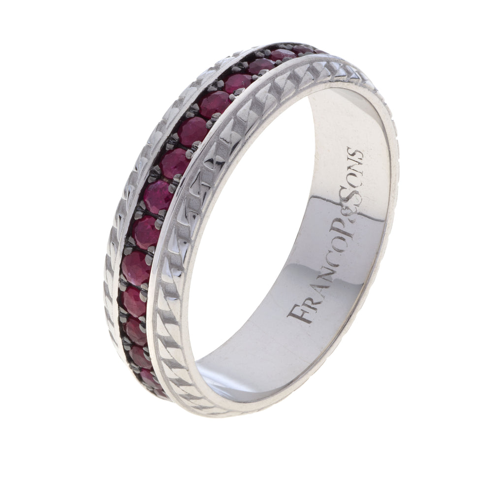 Success sterling silver and gemstone ring