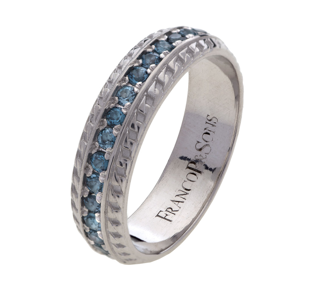 Success sterling silver and gemstone ring